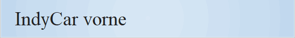 IndyCar vorne