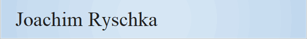 Joachim Ryschka